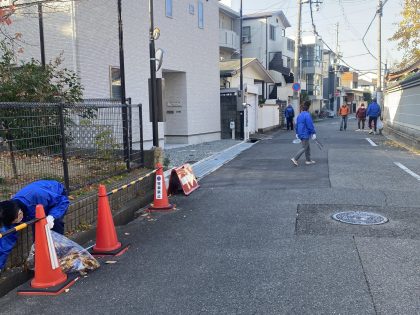 清掃活動の様子