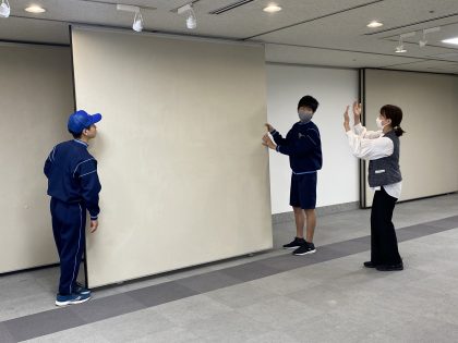 ホール運営/パーテーション移動（甲東ホール）