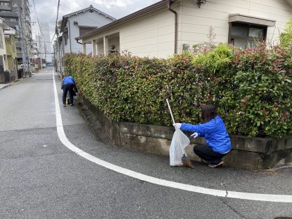 清掃活動の様子